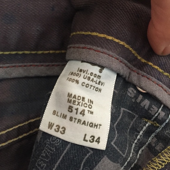 Levi’s Tie-Dye Distressed Shorts Waist 33 - Picture 5 of 8